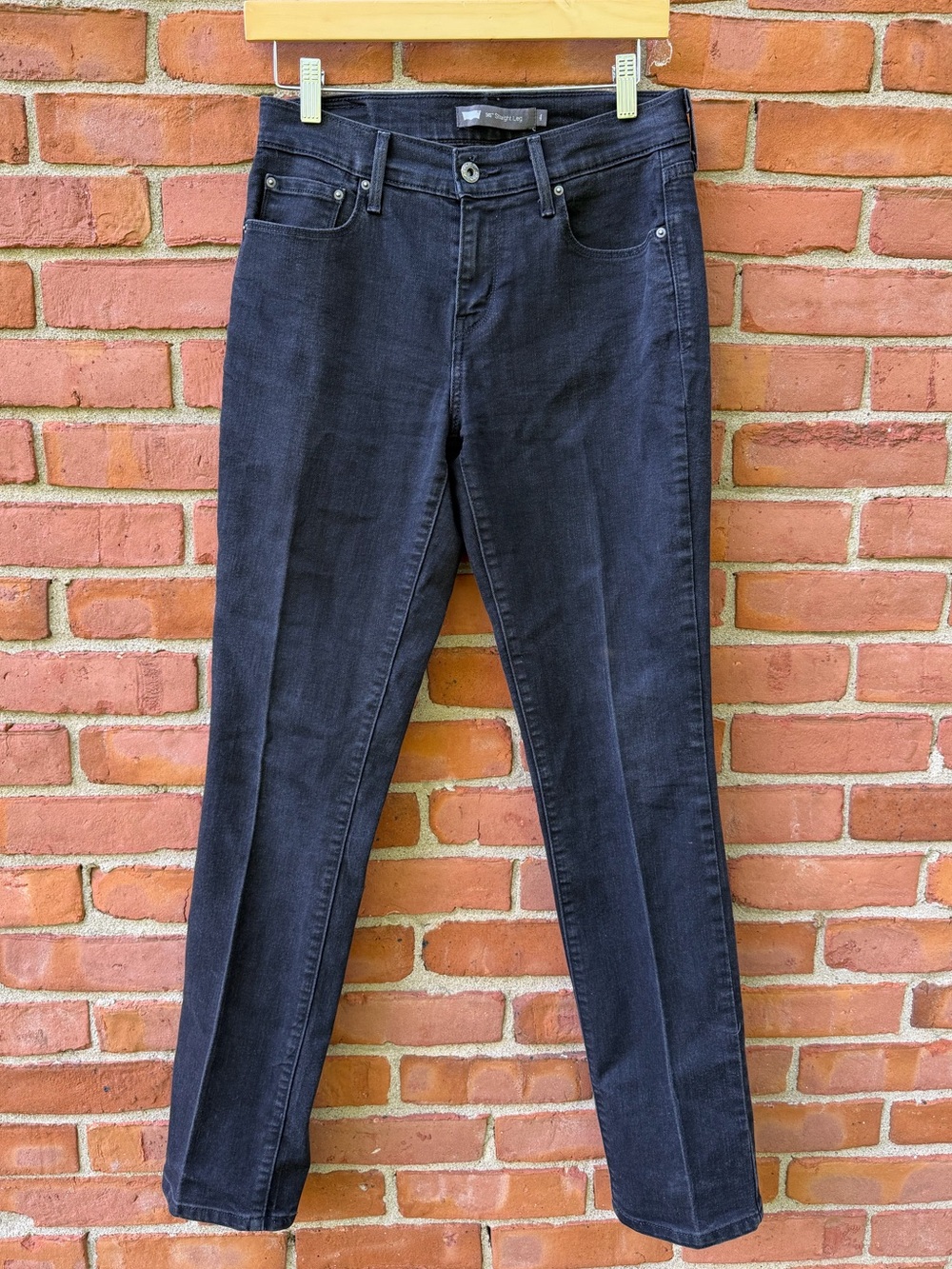 Levi’s 505 Black Straight Leg Jeans